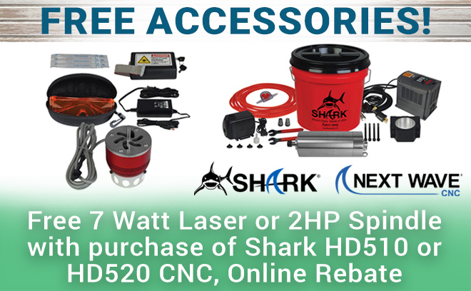 Free Accessories with Purchase of Shark HD510 or HD520