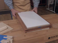 Creating a veneer press with veneer and plywood