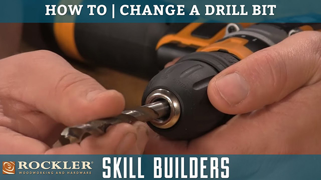 How to change a drill bit