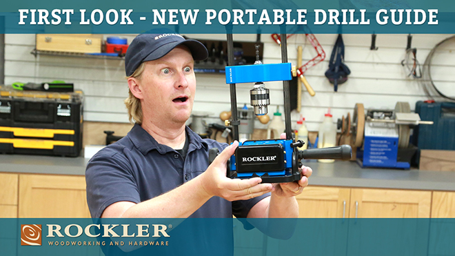 Rockler portable drill guide