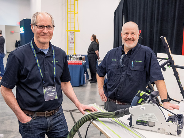 Festool team at the Recharged media event