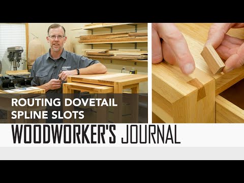 Routing Dovetail Spline Slots