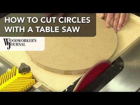 How to Cut Circles on a Table Saw