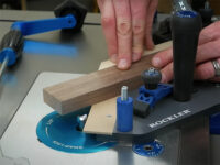 Using Rockler jig to cut half lap